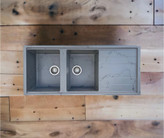 سینک گرانیتی طوسی رگه طلایی