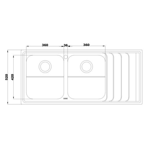 سینک استیل البرز