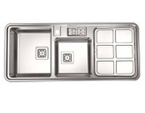 سینک توکار کد 855 استیل البرز