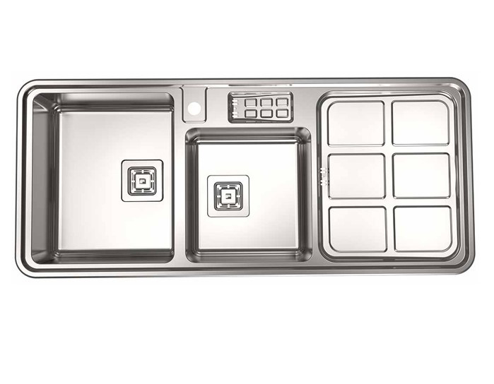 سینک توکار کد 855 استیل البرز