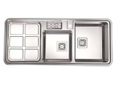 سینک توکار کد 855 استیل البرز