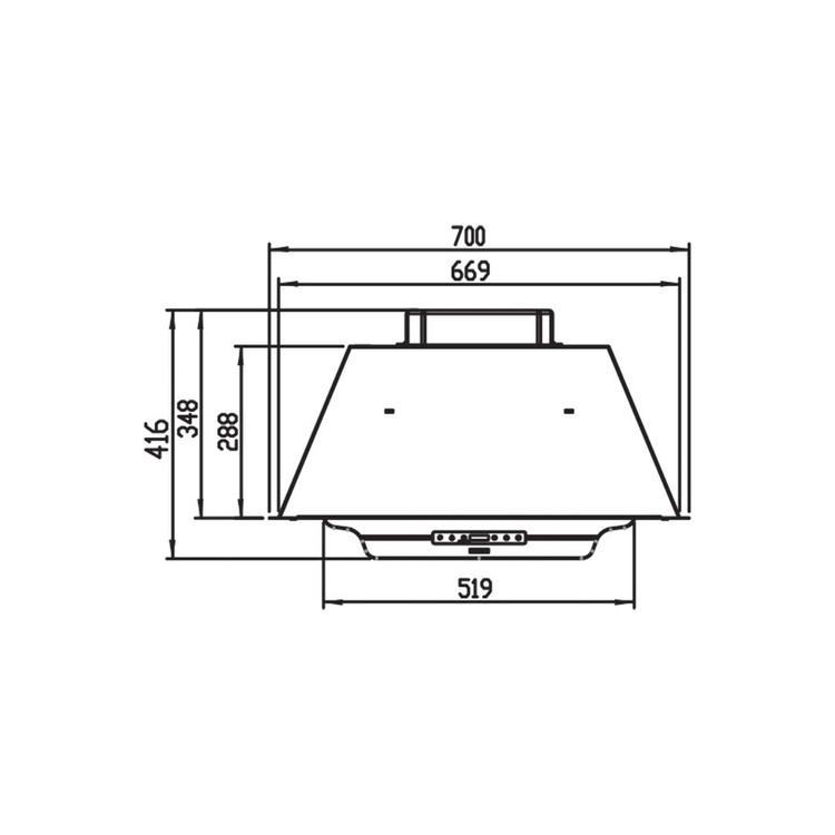 هود مدل SA-508 استیل البرز