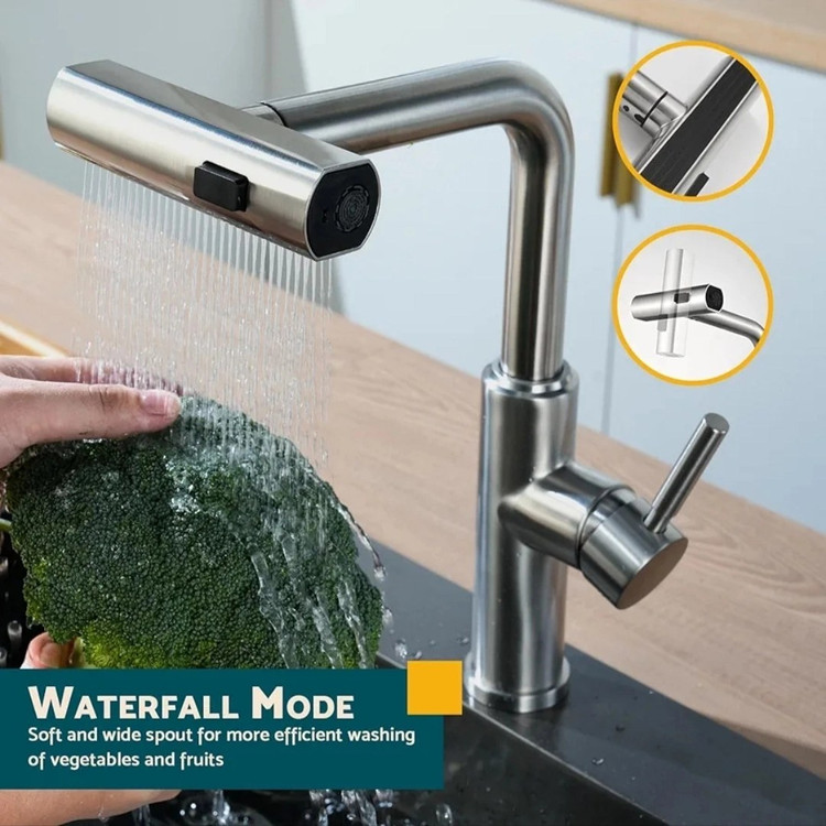 شیر ظرفشویی 4 حالته 360 درجه شاوری