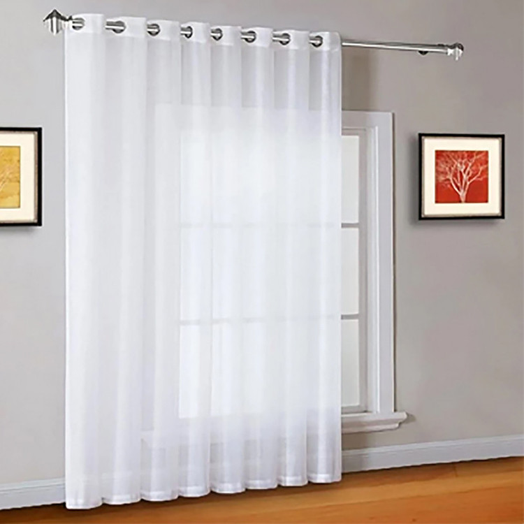 پرده درجه یک مدل حریر ساده NY14 سایز 280x100 سانتیمتر