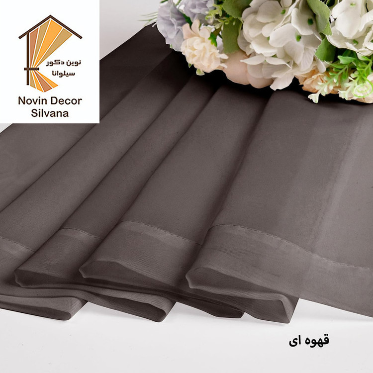 پرده درجه یک مدل حریر ساده NY14 سایز 280x100 سانتیمتر