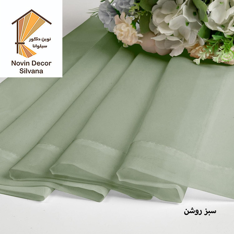 پرده درجه یک مدل حریر ساده NY14 سایز 280x100 سانتیمتر