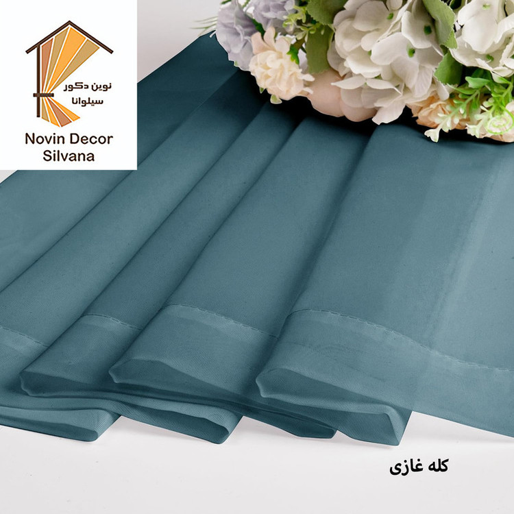 پرده درجه یک مدل حریر ساده NY14 سایز 280x100 سانتیمتر